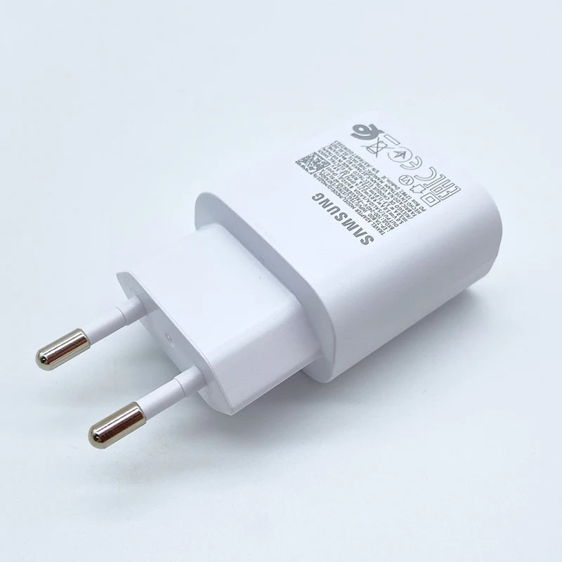 Samsung 25W Super Fast Charger Usb Type C Cargador Adapter For Galaxy S24 S23 S20 S21 S22 Plus A54 A34 Adapter Z Flip Fold 5 