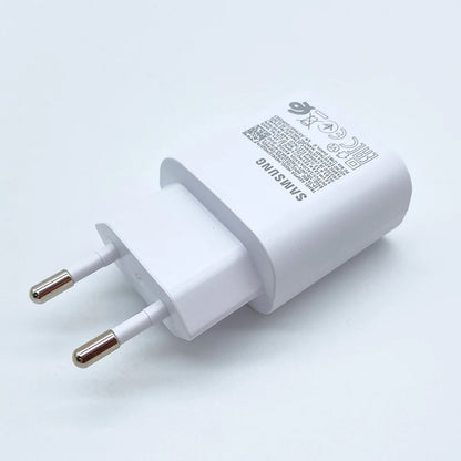 Samsung 25W Super Fast Charger Usb Type C Cargador Adapter For Galaxy S24 S23 S20 S21 S22 Plus A54 A34 Adapter Z Flip Fold 5 