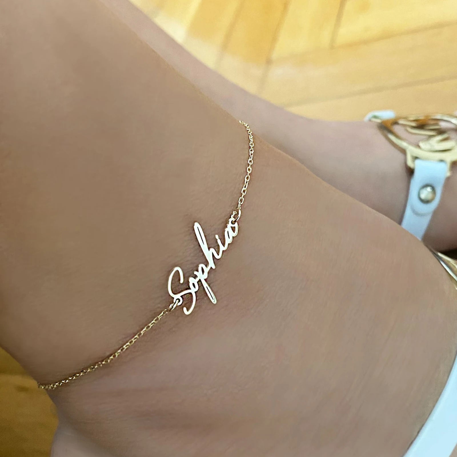Lemegeton Customized Name Anklets for Women Men Personalized Foot Anklet Stainless Steel Chain Anklet Beach Summer Jewelry Gi