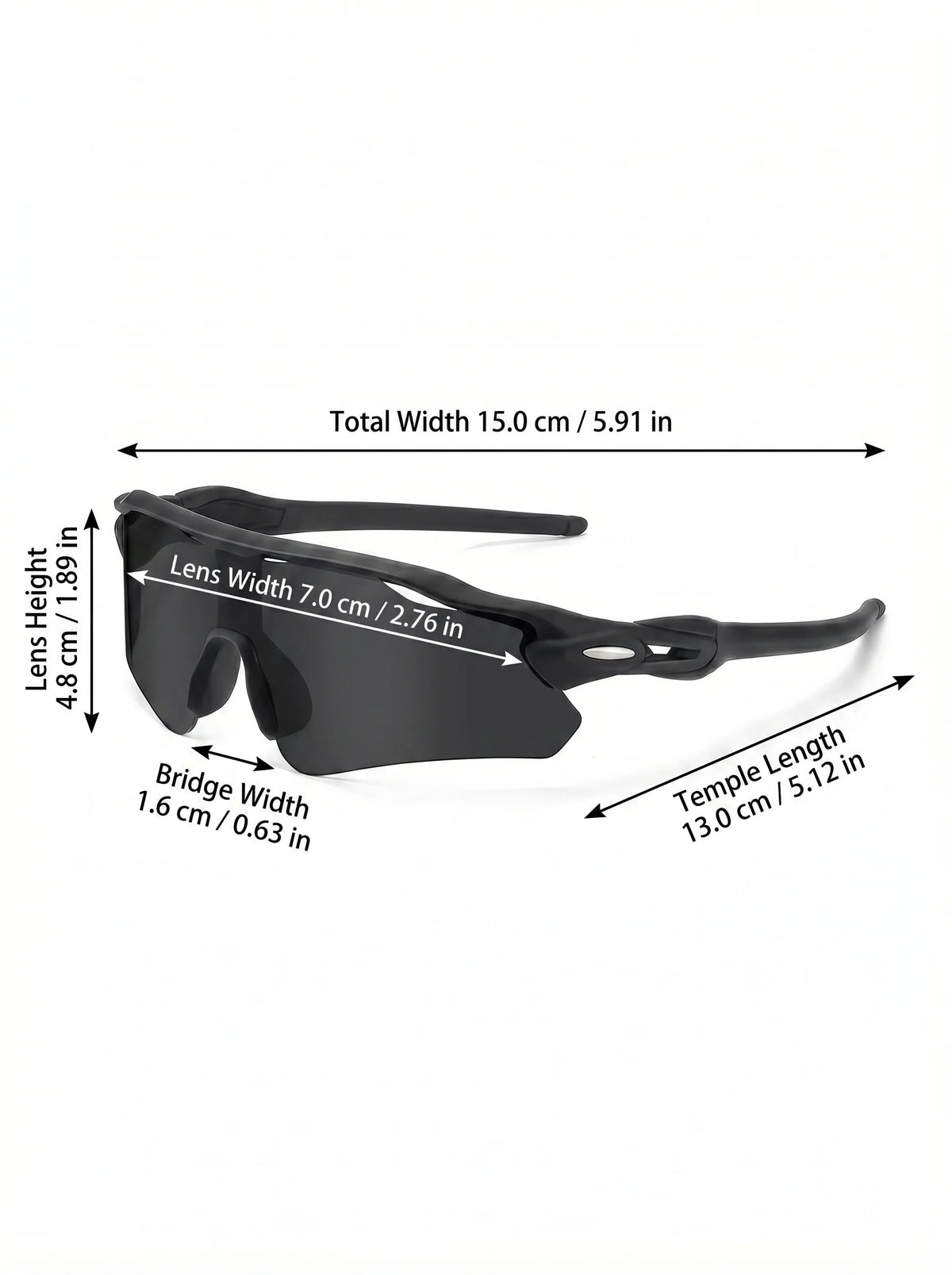 VIOLA MAG Integrated Half Frame Sunglasses, Color Film Unisex for Daily Travel Decoration, Anti Slip, with Mirror Bag