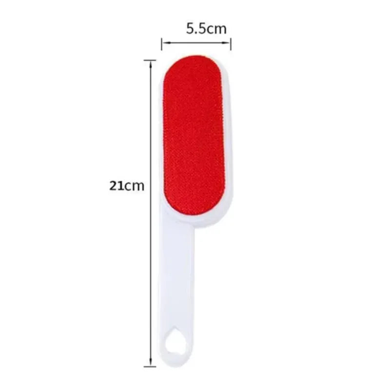 Self-cleaning Lint Sticking Roller 2 Sides Dedusting Brush Pet Hair Remover Brush Removing Dog Cat Hair from Sofa Carpet Clot