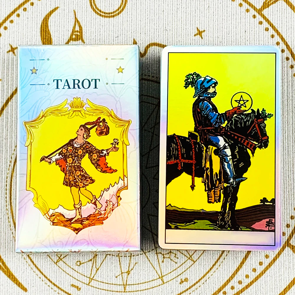 Tarot Oracle 78pcs Specially Designed Cards Family Entertainment Fate Divination Card Game ,Holiday Games, Christmas Gifts