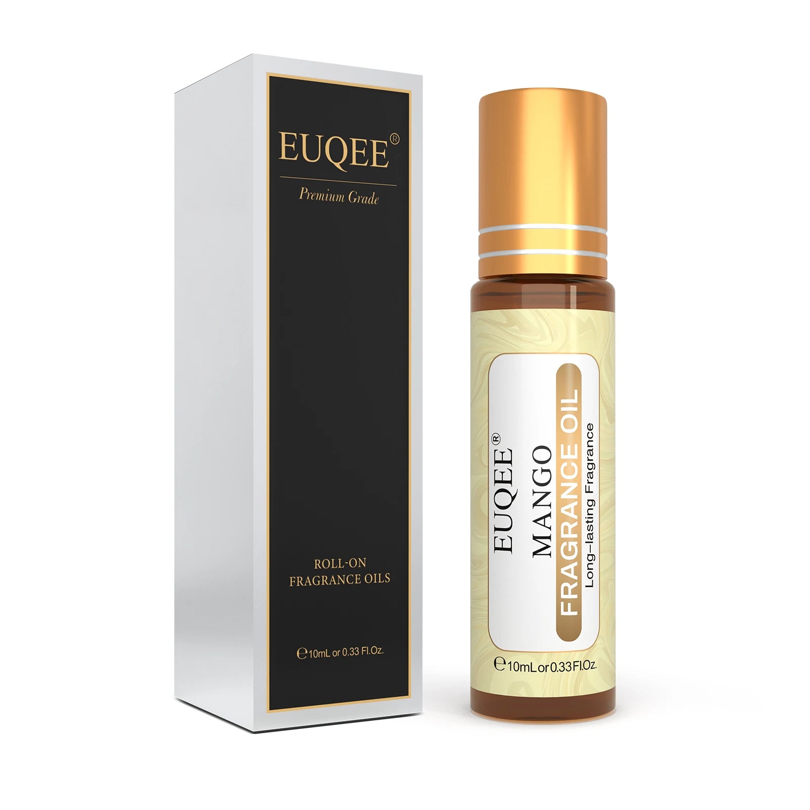 EUQEE 10ml Fragrance Oil Roll-On Long Lasting Scent La Vie Est Belle CHANCE Jadore Cotton Strawberry Mango for Diffuser Burne