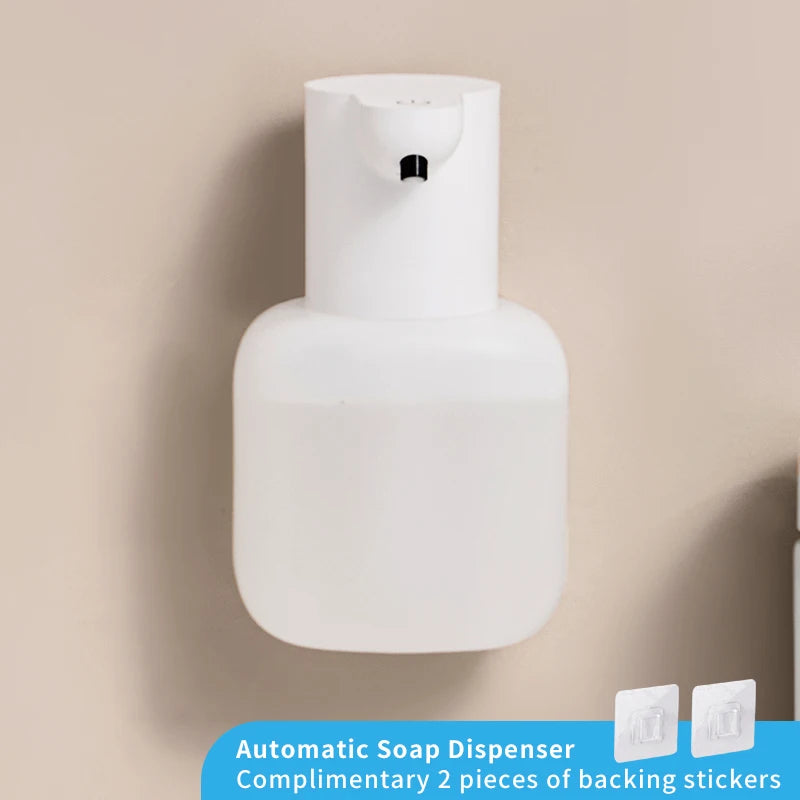New Wall Mounted Automatic Soap Dispenser Foam Smart Hand Washing Machine 500ml Liquid Rechargeable Bathroom Induction Sensor
