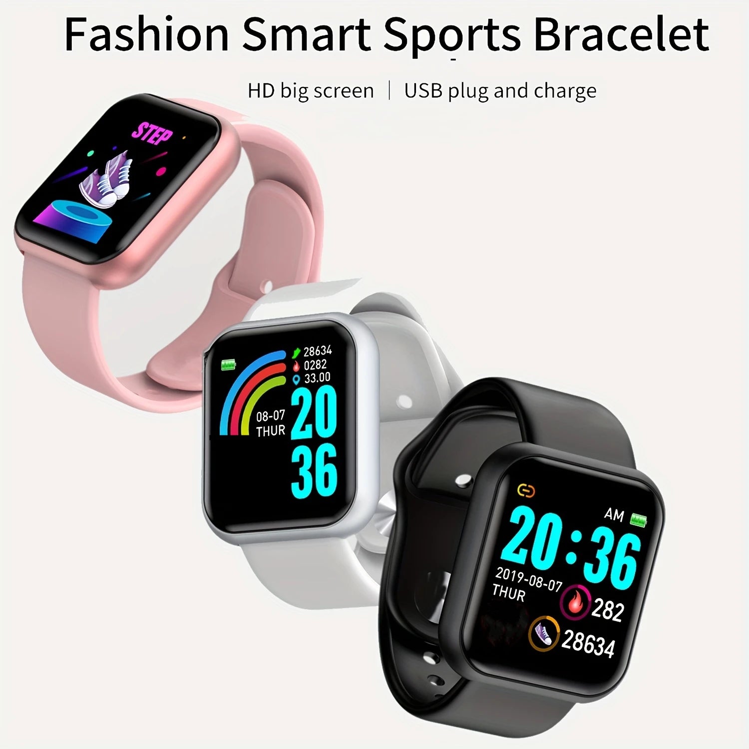 Multifunctional Smart Watch Men Women Bluetooth Connected Phone Music Player