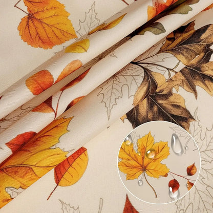 Autumn Maple Leaf Rectangle Tablecloth Table Decor Thanksgiving Waterproof Table Cloth for Wedding Party Thanksgiving Decorat