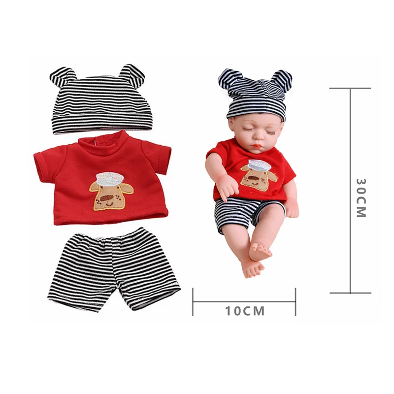Baby clothes for doll fit 30 cm New Born Doll Accessories Fashion Sweater Dresses Coat Doll Clothes for Girls DIY Toys Gift