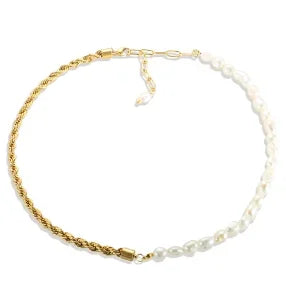 Stainless Steel Creative Steel Ball Chain Necklace - C41