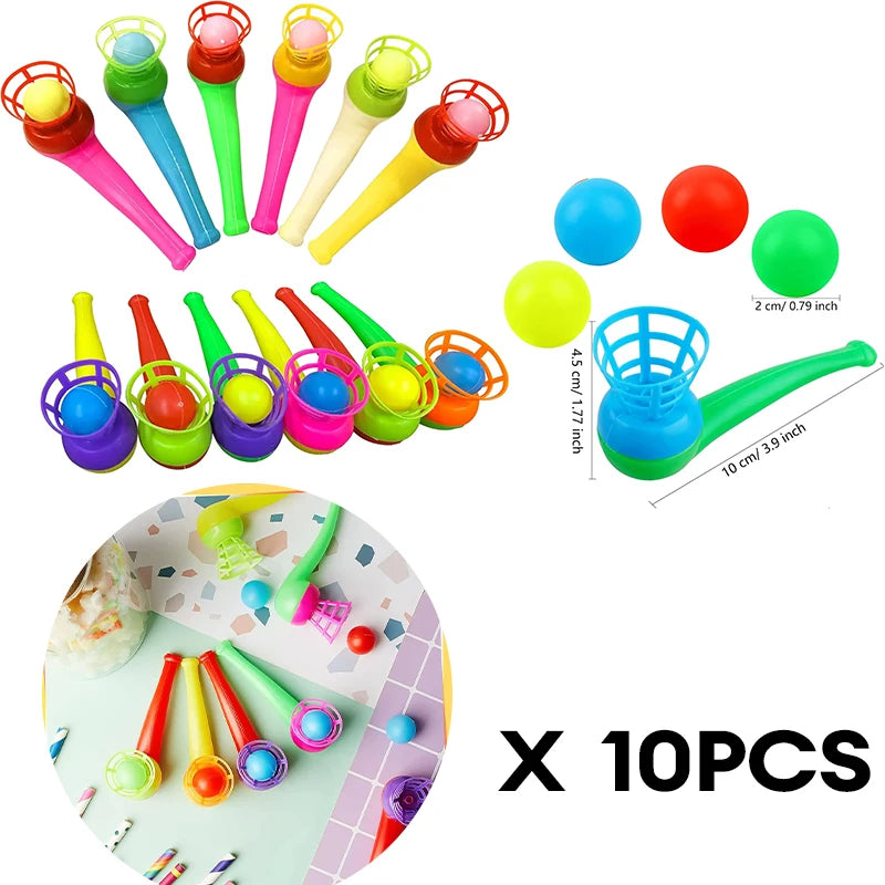 Pop Party Favor Birthdy Gift Fidgot Goodie Bag Stuffers Pinata Filler Gifts Classroom Prize Birthday Party Gift - 10PCS Blowi