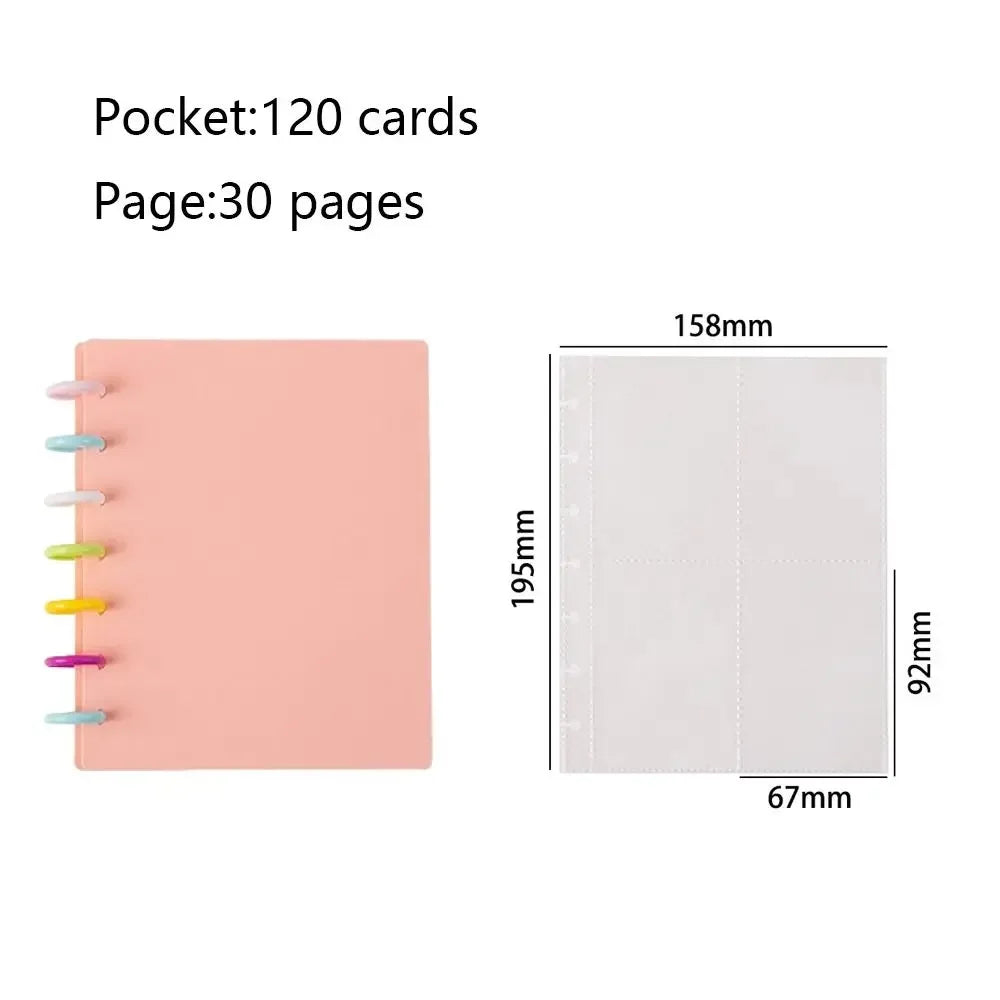 Multi-pockets 3 Inch Photo Album INS Style Idol Cards Collect Book Kpop Card Holder Loose-leaf Binder Photocard Holder
