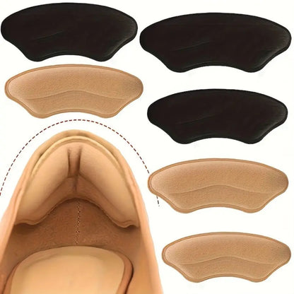 8-Pack Heel Pads for Too Big Shoes Self-Adhesive Heel Protectors Heel Inserts Improve Shoe Fit And Comfort Prevent Heel Slipp