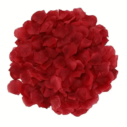 Multicolor Artificial Fake Rose Red Roses Silk Fake Flowers Petals for Valentine's Day Wedding Party Favors Romantic Decorati