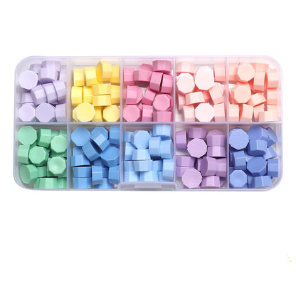 Retro Sealing Wax Beads Plant Wax Seal Wax Box Set 10 Color Sea Bead Wax Seal For Wedding Wax Seal Tools For Making Wax Seal 