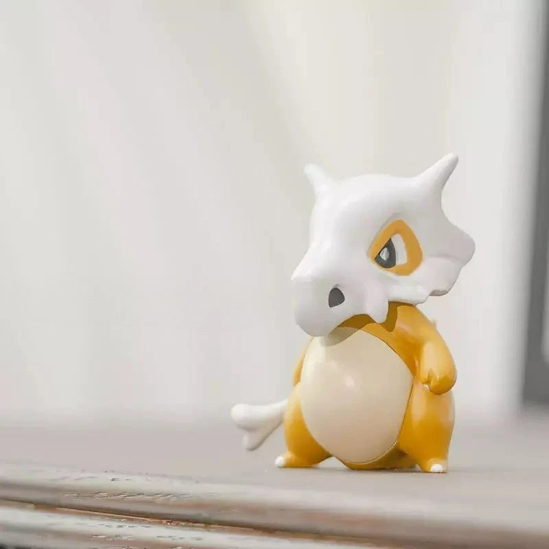8cm Pocket Monsters Cubone Figure Cartoon Cute Ornament Model Desktop Car and Decoration Festival Gift Collectible