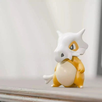 8cm Pocket Monsters Cubone Figure Cartoon Cute Ornament Model Desktop Car and Decoration Festival Gift Collectible