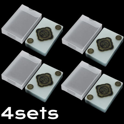 Waterproof Transparent Plastic Playing Cards 2Sets Creative Durable PVC Poker for Deck Board Game and Classic Card Games Acce
