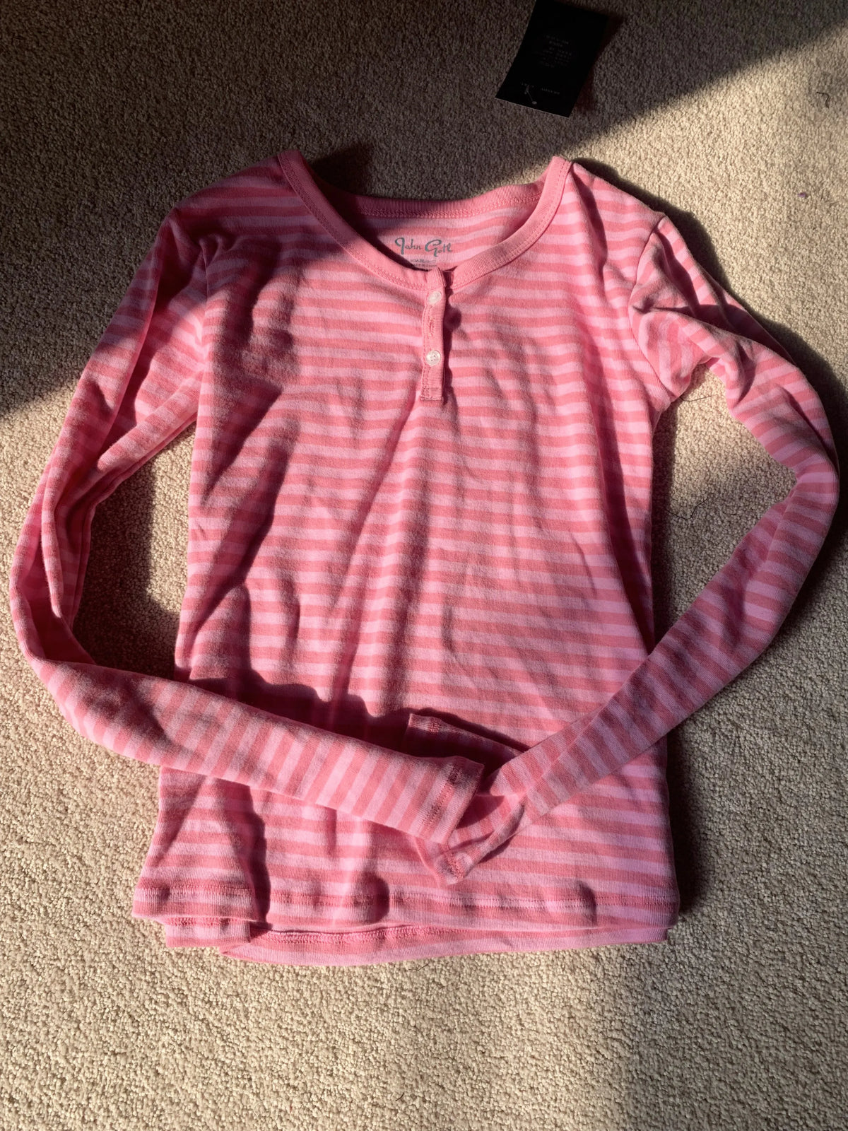 Pink Striped Long Sleeve T-shirt Shorts Set Woman Buttons Slim Tees+Elastic Straight Short Pant Cotton Home Pajama 2 Piece Se