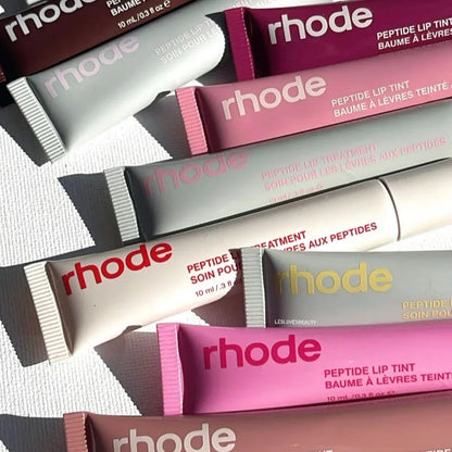 Rhod Lip Balm Moisturizing Mirror Long Lasting Lip Gloss Ribbon Espresso Raspberry Toast Plump No-stick Lip Oil Makeup Cosmet