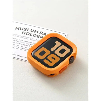 Bumper Soft Silicone Case For Apple Watch 11 10 9 8 7 6 SE 5 Anti-drop Matte Cover For iwatch 49mm 41mm 42mm 46mm 40mm 44mm 4