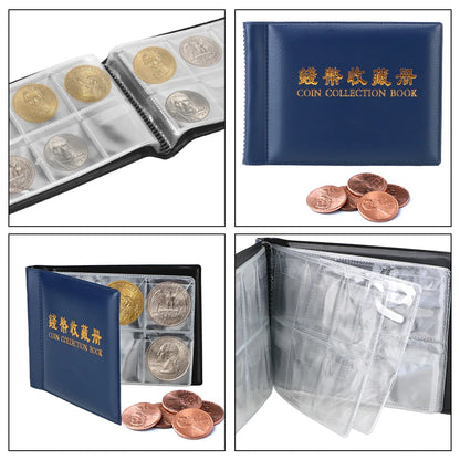 Multi-kinetic Coin Collection Gifts PVC Coins Collection Book For Collector Coin Collectors Coin Album