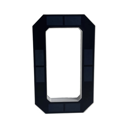 Personalized Solar Powered Address Number Waterproof Modern Address Number for Outside House Light Up Courtyard Hotel Bar - 0