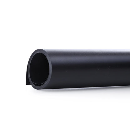 55*120cm Solid Matte PVC Anti-wrinkle Waterproof White Photo Backgrounds Backdrop for Photography Subject shooting - black