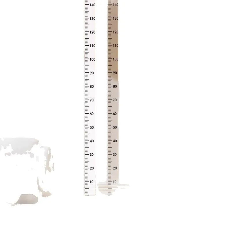 2m Wall Height Measurement Card - Easy-to-Read Durable PC Material Writeable & Removable Ideal for Room Decor Wall Decoration