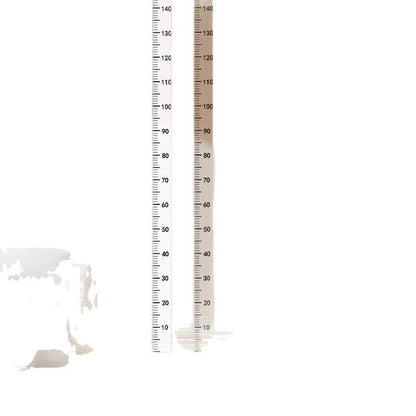 2m Wall Height Measurement Card - Easy-to-Read Durable PC Material Writeable & Removable Ideal for Room Decor Wall Decoration