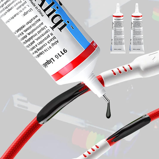 Waterproof Liquid Electrical Tape Rubber Insulating Cable Wire Coat Glue Insulation Adhesives Sealer Home Fix Line Glue