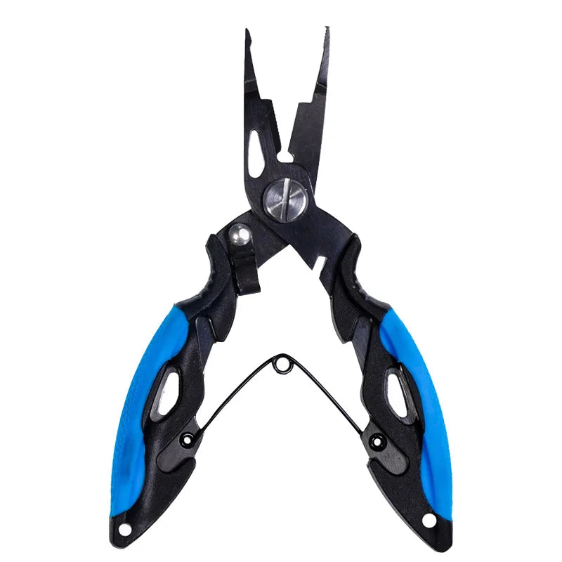 Multifunction Fishing Pliers Tools Accessories for Goods Winter Tackle Pliers Vise Knitting Flies Scissors Braid Set Fish Ton