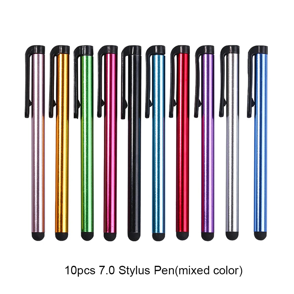 10pcs Stylus Pen For iPad Apple Pencil Touch Pen For Android IOS Windows Tablet Phone Pen For iPhone Huawei Samsung Xiaomi - 
