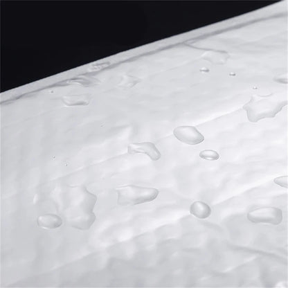 50pcs Pearlescent Film Waterproof Bubble Bag Packaging Express Bag White Foam Self Seal Pack Bag ShippingbagThickened Envelop