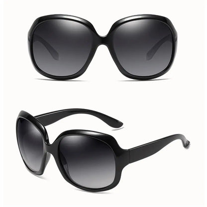 Sunglasses for Women Men Classic Retro Vintage Oversized Eyewear Fashion Shades Round Faced Driving Glasses