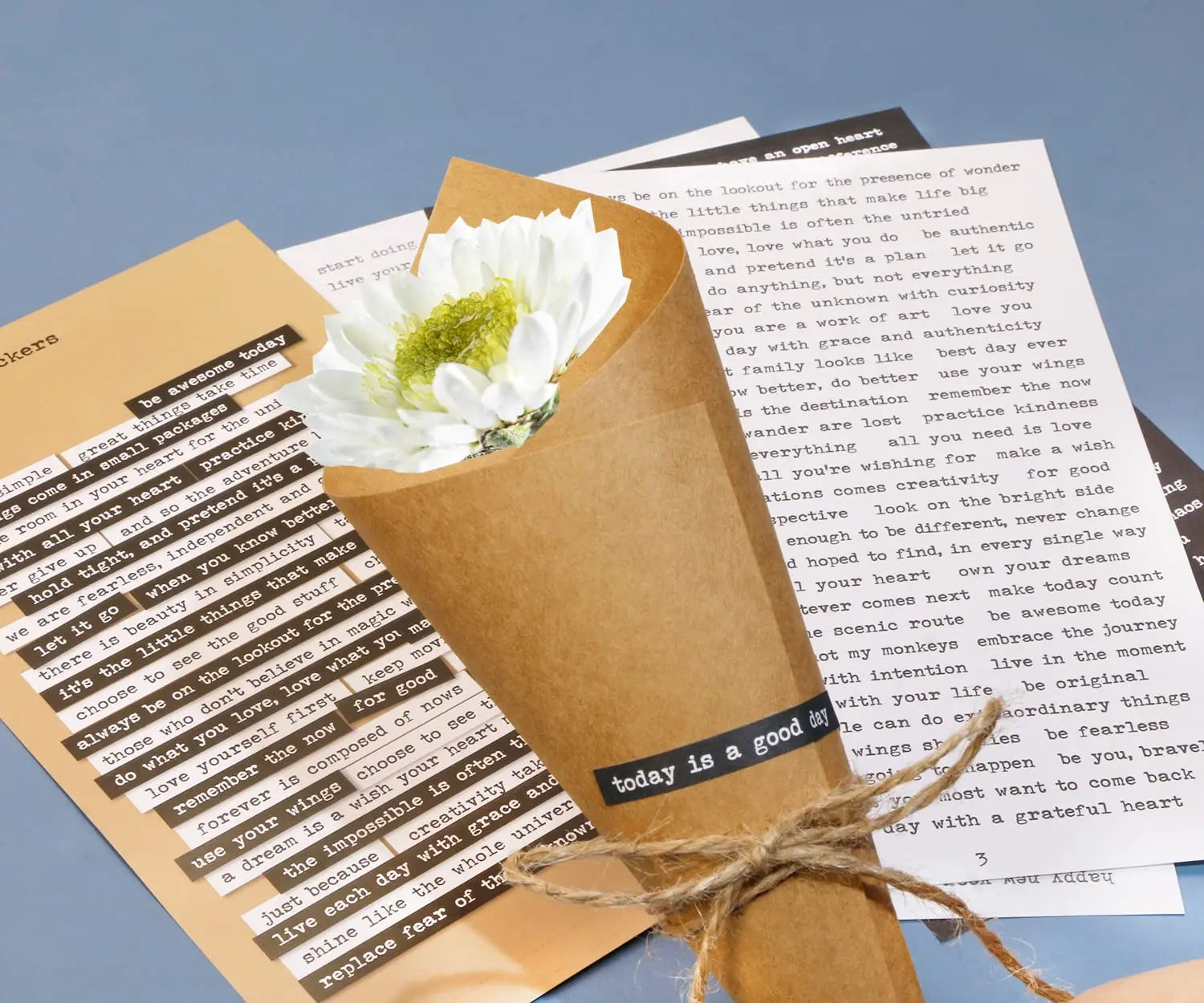 8 Sheet Quote Stickers for Journaling Small Talk Stickers Phrase Word Notebook DIY for Art Journal Collage Album Aesthetic