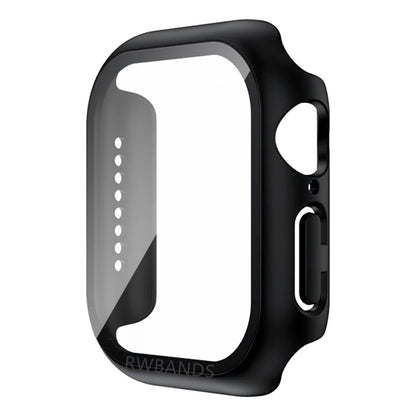 Glass+Cover For Apple Watch case 44mm 40mm 41 42 45 mm 49mm 46mm Screen Protector iWatch series Ultra 10 9 8 7 6 SE 5 Accesso