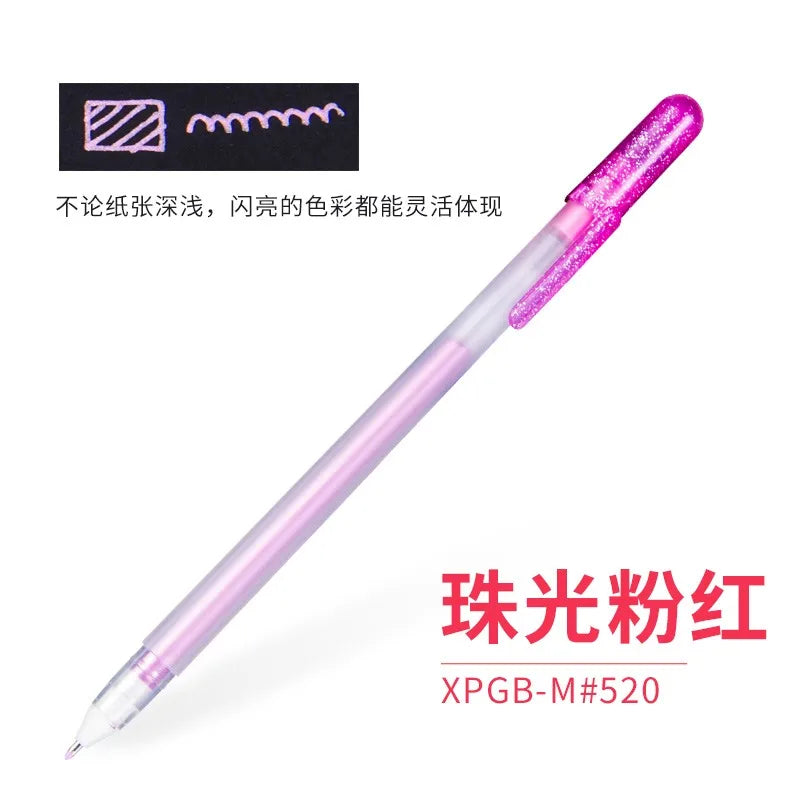 1/3PCS SAKURA Gelly Roll Gel Pens Highlight Marker for Journaling Art Drawing Classic White Ink Assorted Point Fine Medium Bo