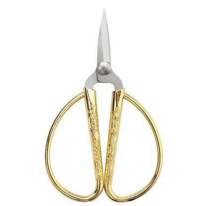 Mini Stainless Steel Scissors Vintage Tailor Scissors Durable Embroidery Scissors Fabric Thread Cutter Craft Tool For Sewing