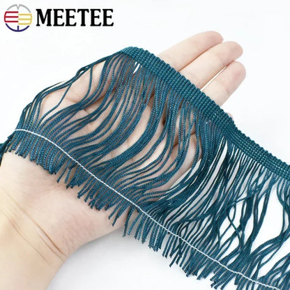 10-30cm Long Tassel Fringes For Sewing Clothes Decorative Ribbons Fringe Fabric Dress Curtain Lace Trims DIY Garment Accessor