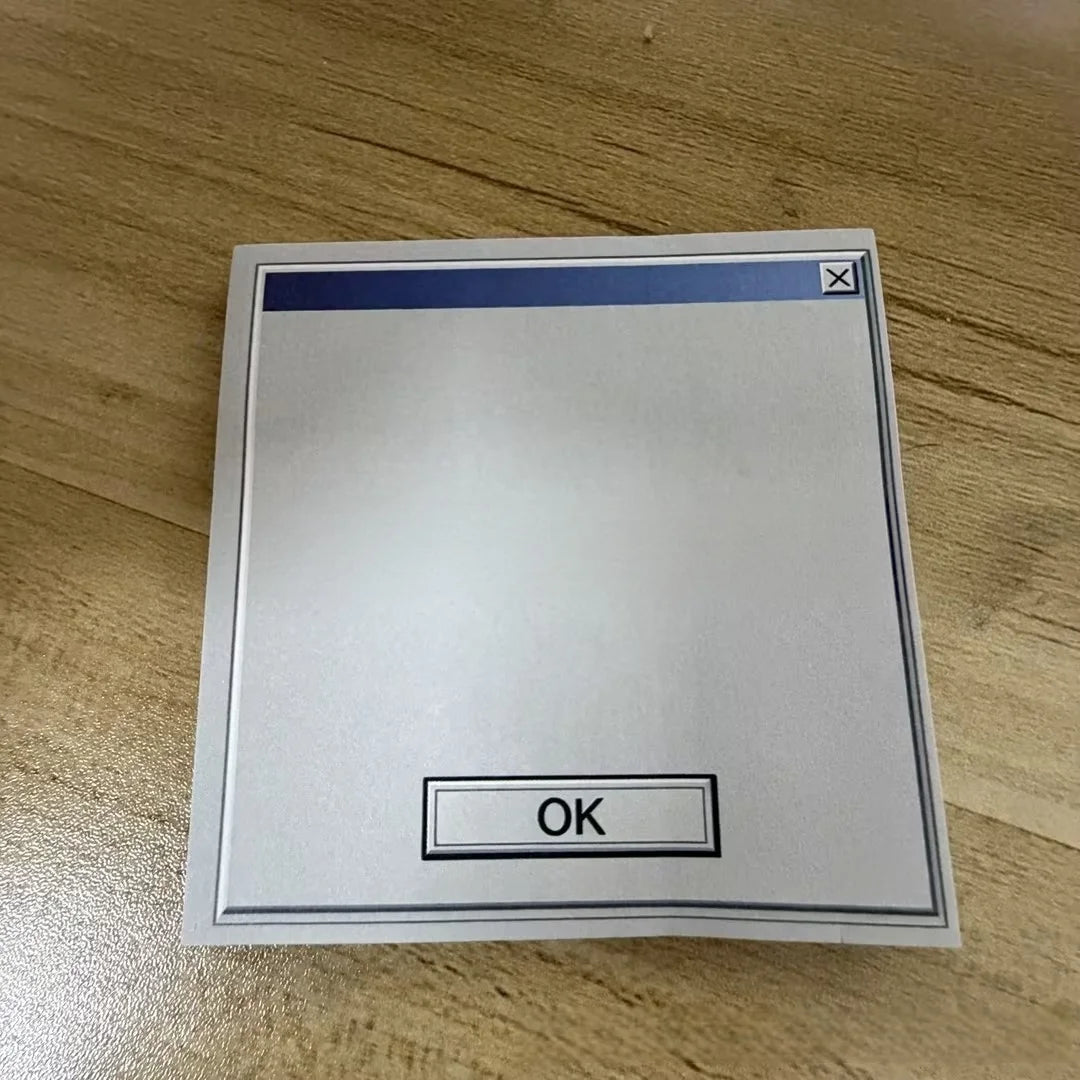 50 Sheets Computer Drawing Board Pattern Notepad Funny Stationery Self-Adhesive Kawaii Notepad Memo Pad Office School Supplie