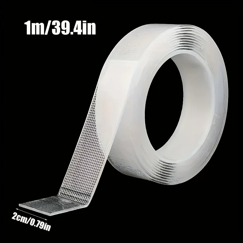 Heavy Duty Nano Tape Double Sided Transparent Waterproof Adhesive Tape Removable Strong Sticky Mounting Tape for Home Office 