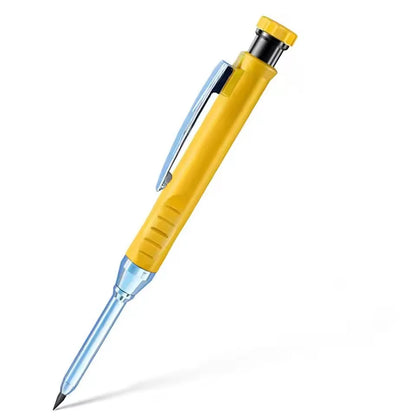 Solid Carpenter Pencil Set Woodworking Tools Mechanical Pencil 5 Colors Refill Construction Job Tools Carpentry Marking Scrib