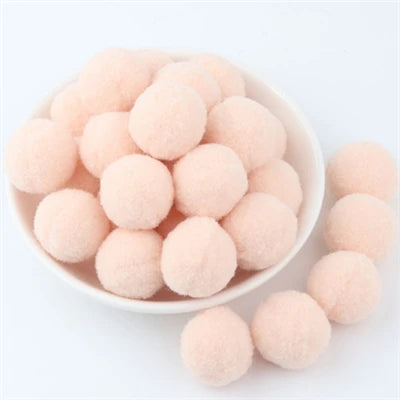 Soft Pompom Fluffy Pompones Plush Craft Pom Poms Ball Furball mini 8mm to 30mm Pompon Christmas Decoration Kids Toys crafts