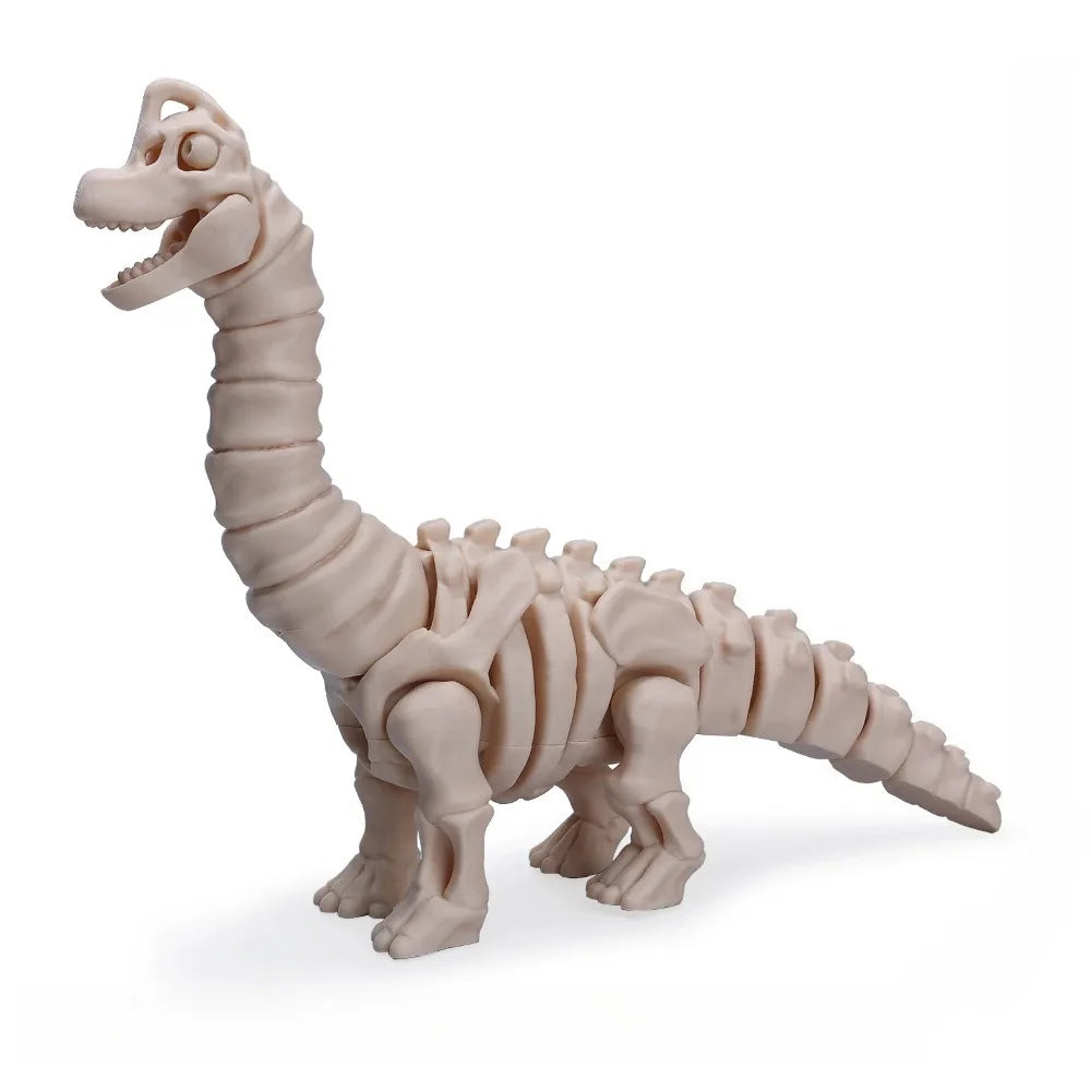 Simulation Dinosaur Fossil Plastic Skeleton Model Children's DIY Handmade Dinosaur Skeleton Assembly Kit Tyrannosaurus Rex Mo
