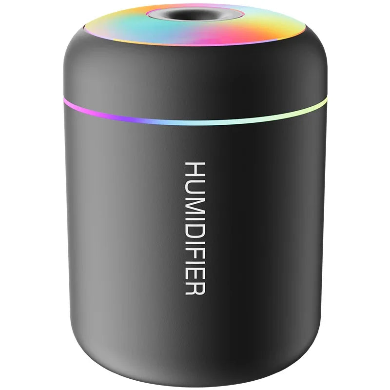 180ML Mini Air Humidifier USB Electric Aroma Diffuser Essential Oil Purifier Aromatherapy Mist Maker Lights For Car Home Bedr