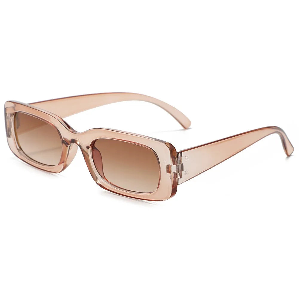Sexy Small Oval Women's Sunglasses 2025 New Fashion Leopard Brown Hot Sun Glasses Female Retro Colorful Shade Eyeglass - clea