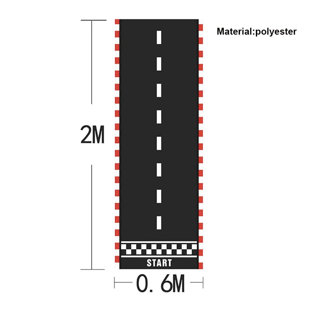 Checkered Race Car Party Black White Checkered Flag Tablecloth Road Tablecloth Racetrack TableCover Racing Birthday Party Dec