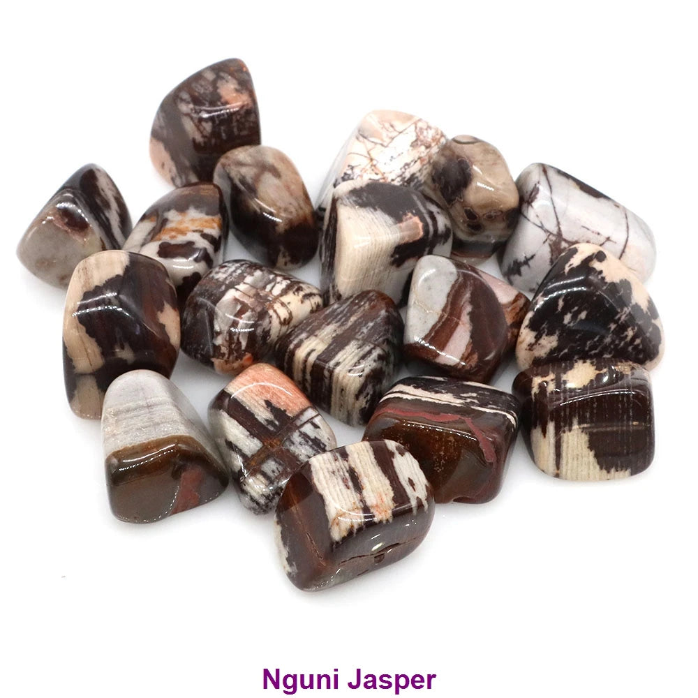 Natural Tumbled Stones Healing Crystal Reiki Quartz Gems Bulk Ore Gravel Energy Mineral Specimen Tank Aquarium Garden Home De