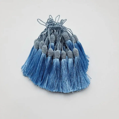 Beatiful 5pcs Hanging Rope African LaceTassels Fringe Sewing Tassel Trim for Fabric DIY Curtain Accessories Decoration - Ligh