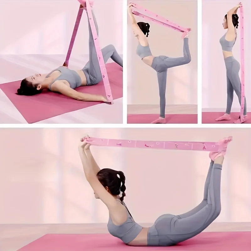 Yoga & Pilates Training Bands for Full-Body Workouts - Extra Thick Portable & Non-Slip Design for Home Gym Dance Studio & Tra