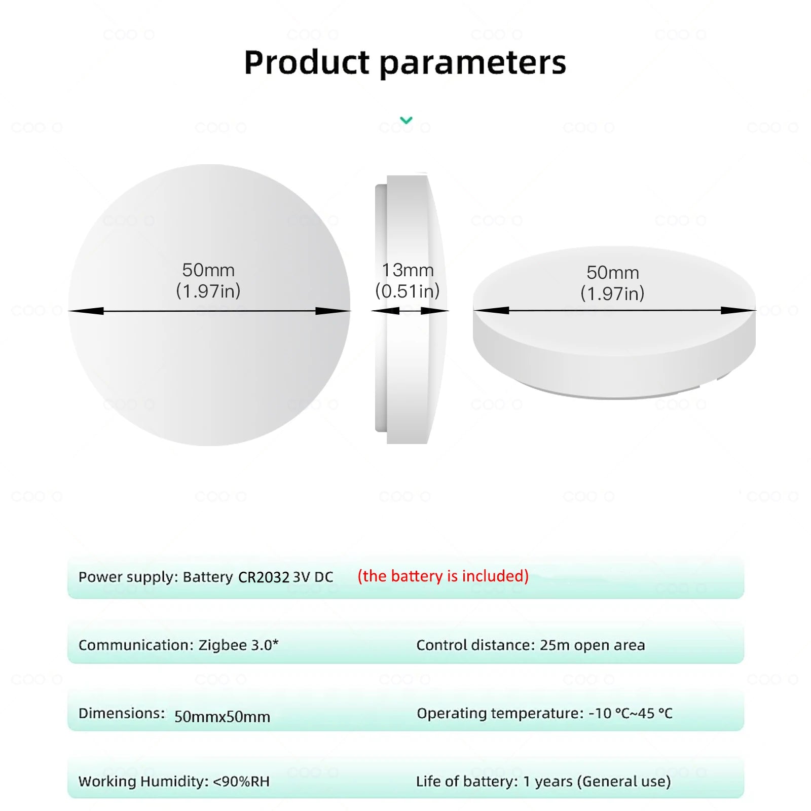 Tuya ZigBee Button Scene Switch Push Button Intelligent Linkage with Smart Device Automation Scenario Controller Battery Powe